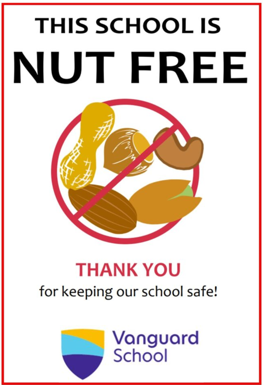 This is a nut-free school.. Thank you for keeping our school safe.
